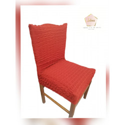 Καλύμματα καρέκλας χωρίς βολάν, Σετ 6 τεμαχίων, Χρώμα Κεραμυδί